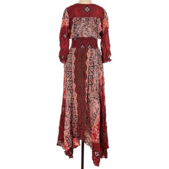Free People Mexicali Rose Boho Midi Dress - Picture 2 of 3